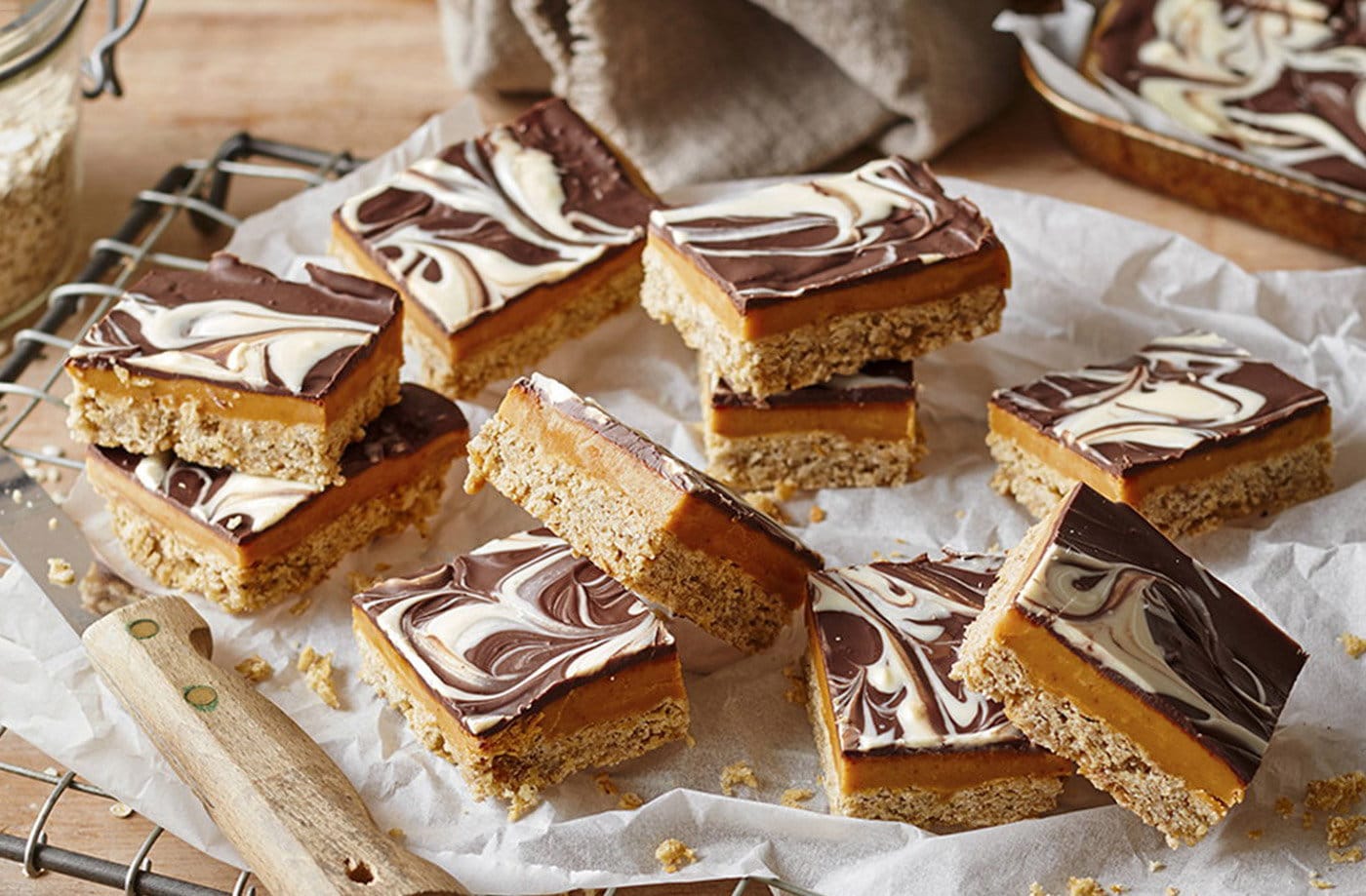 Millionaire's banana flapjacks