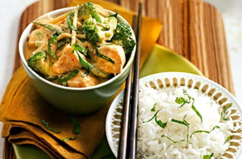 Image of "Thai salmon curry"