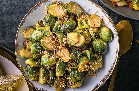 Image of "Ginger and sesame sprouts"