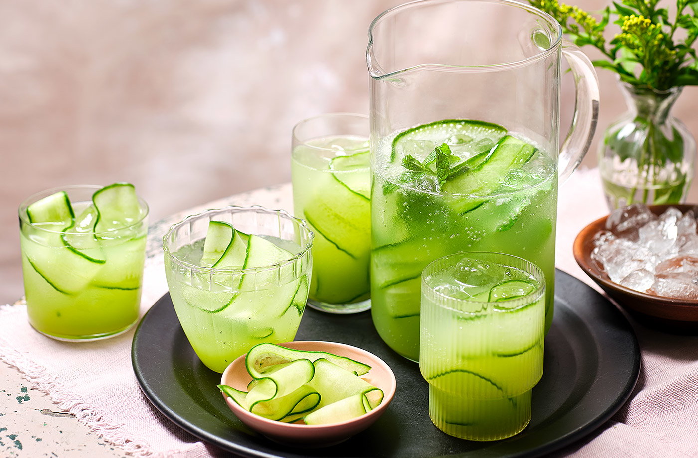 Cucumber mojito sharer