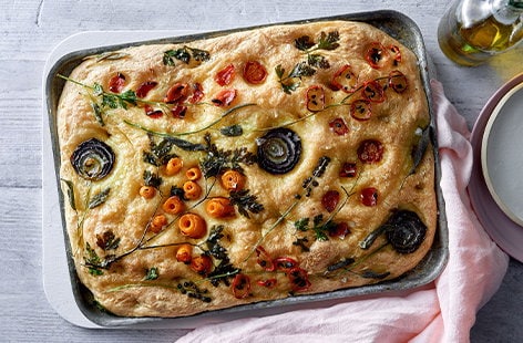 Image of "Flower focaccia"