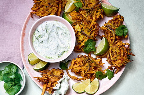 Image of "Sweet potato bhajis"