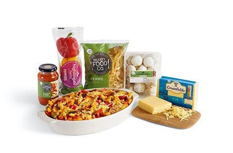 Image of "Easy vegetable pasta bake"