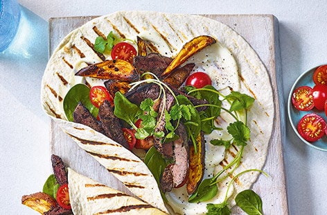 Image of "Piri-piri chicken liver wraps"
