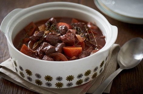 Image of "Rich beef and wine casserole"