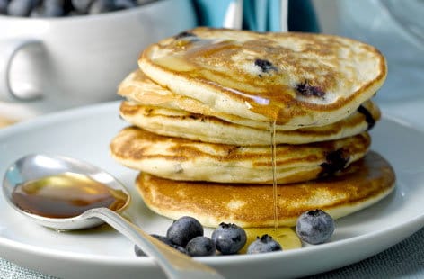 Image of "Blueberry pancakes"