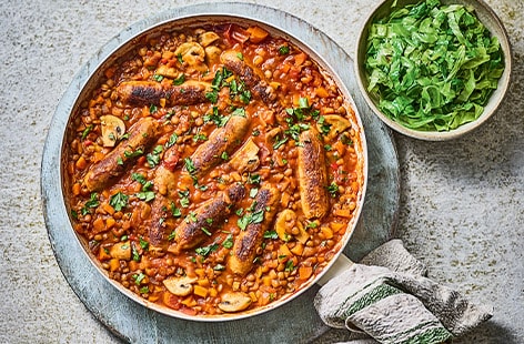 Image of "Sausage and lentil cassoulet"