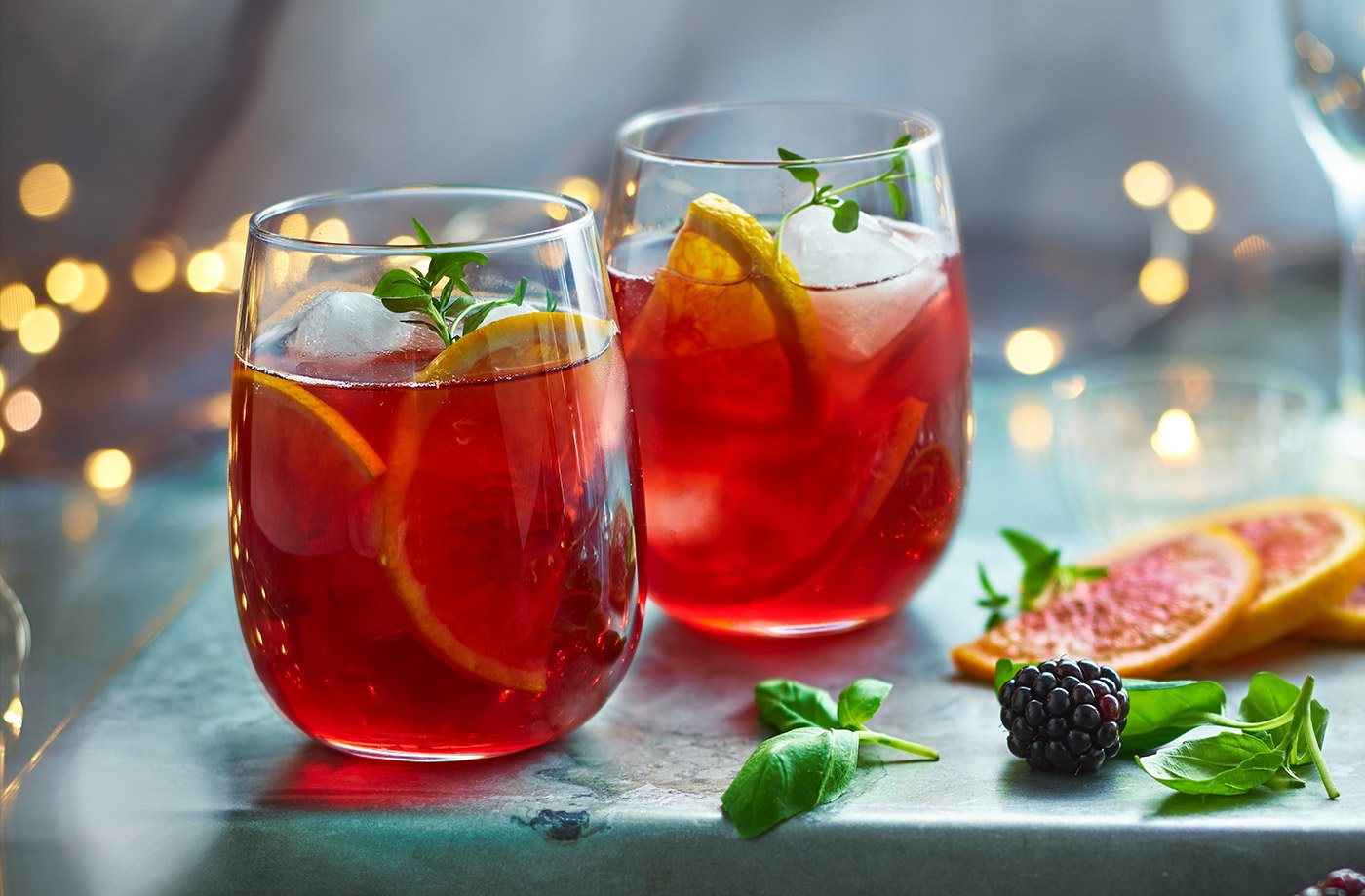 Sloe gin Negroni