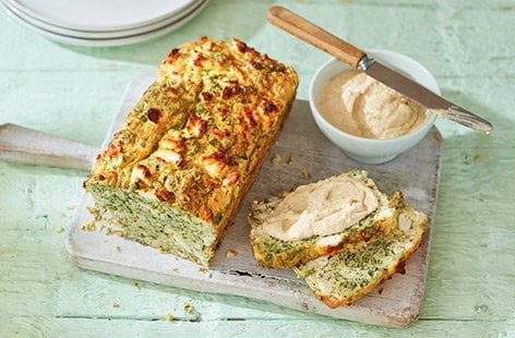 Image of "Gluten-free courgette and feta bread "