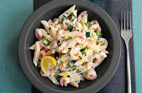 Image of "Lemony prawn pasta"