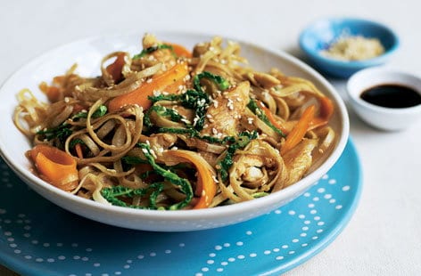 Image of "Organic sesame chicken stir-fry "