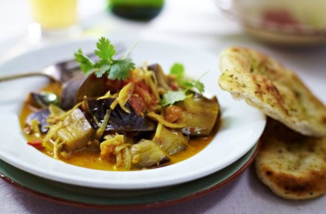 Image of "Goan-style aubergine curry "