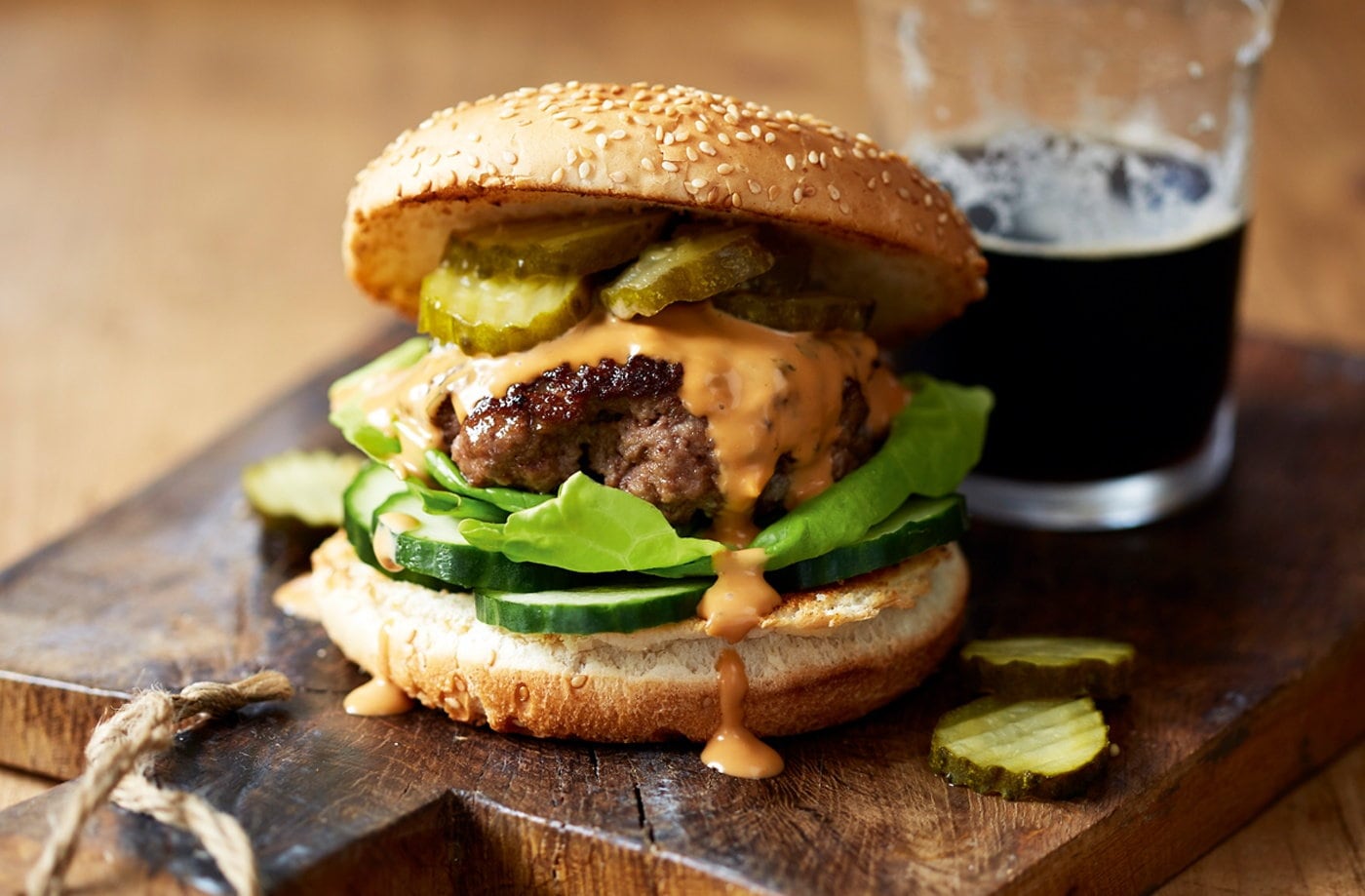 Guinness burgers