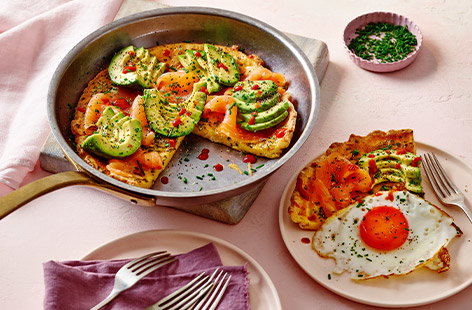 Image of "Smoked salmon Dutch baby"
