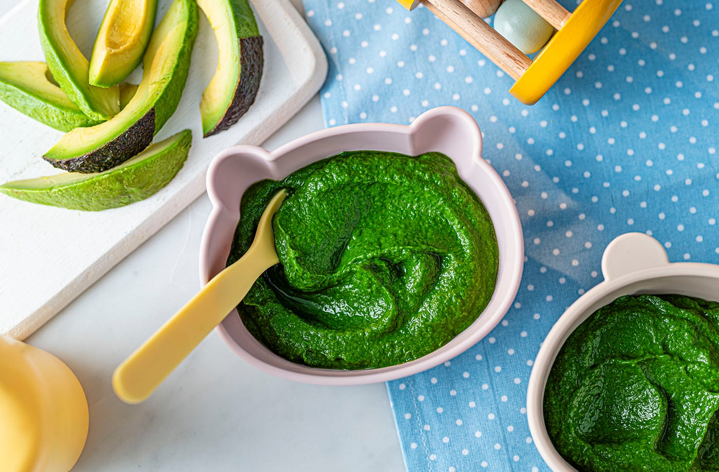 Image of "Avocado, spinach and lime"