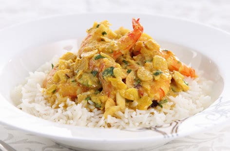 Image of "King prawn korma"