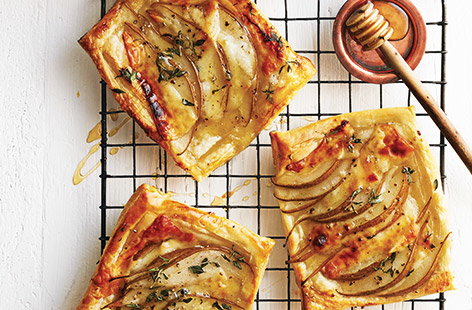 Image of "Pear and cheese tarts"