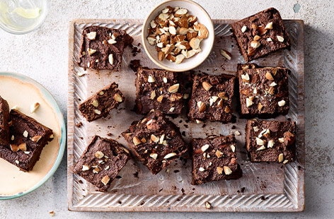 Chocolate and sweet potato brownies