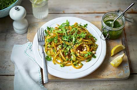 Image of "Vegan butternut squash spaghetti"
