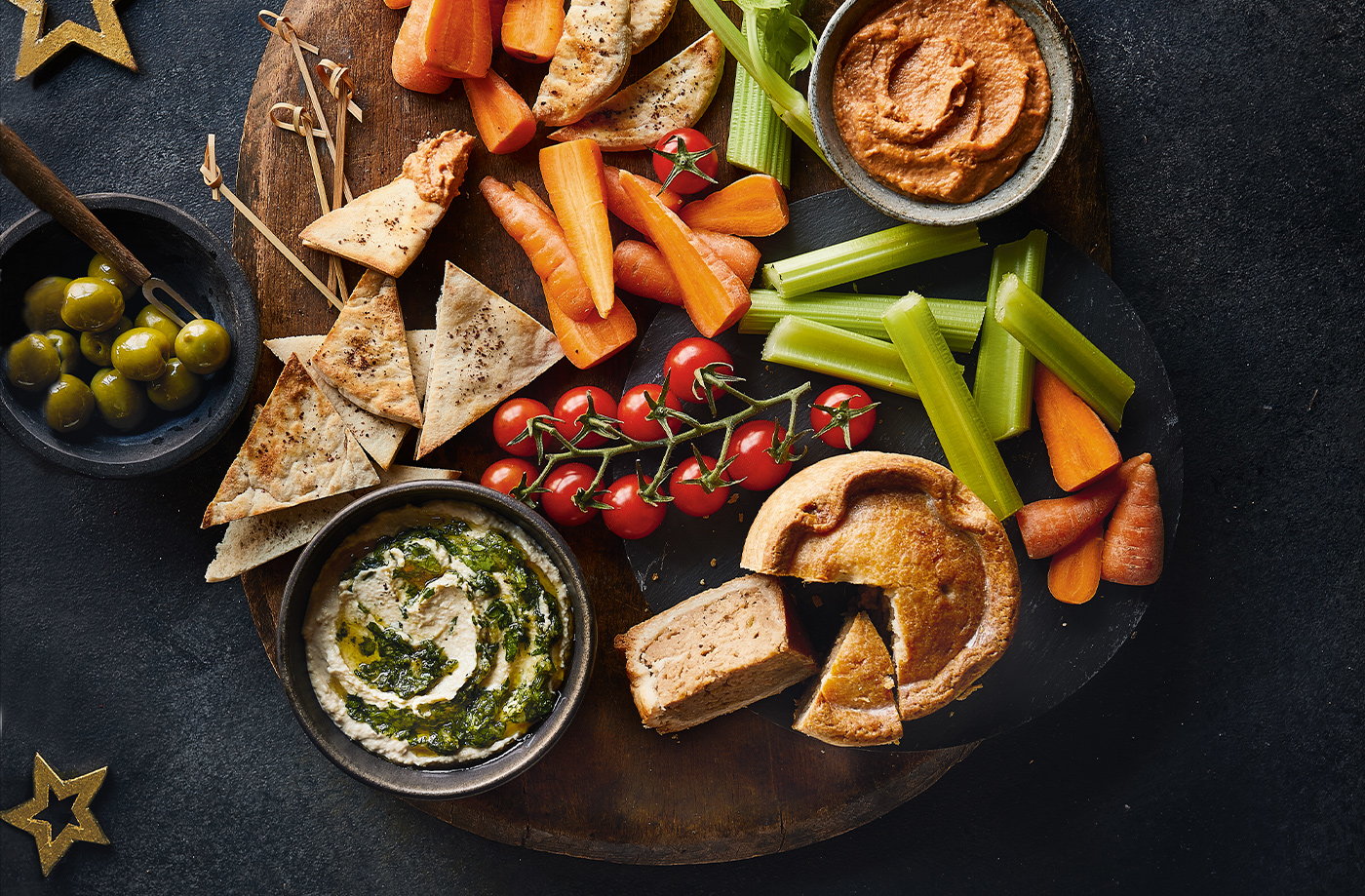 Vegan platter