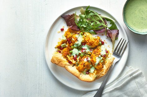 Image of "Samosa tart"