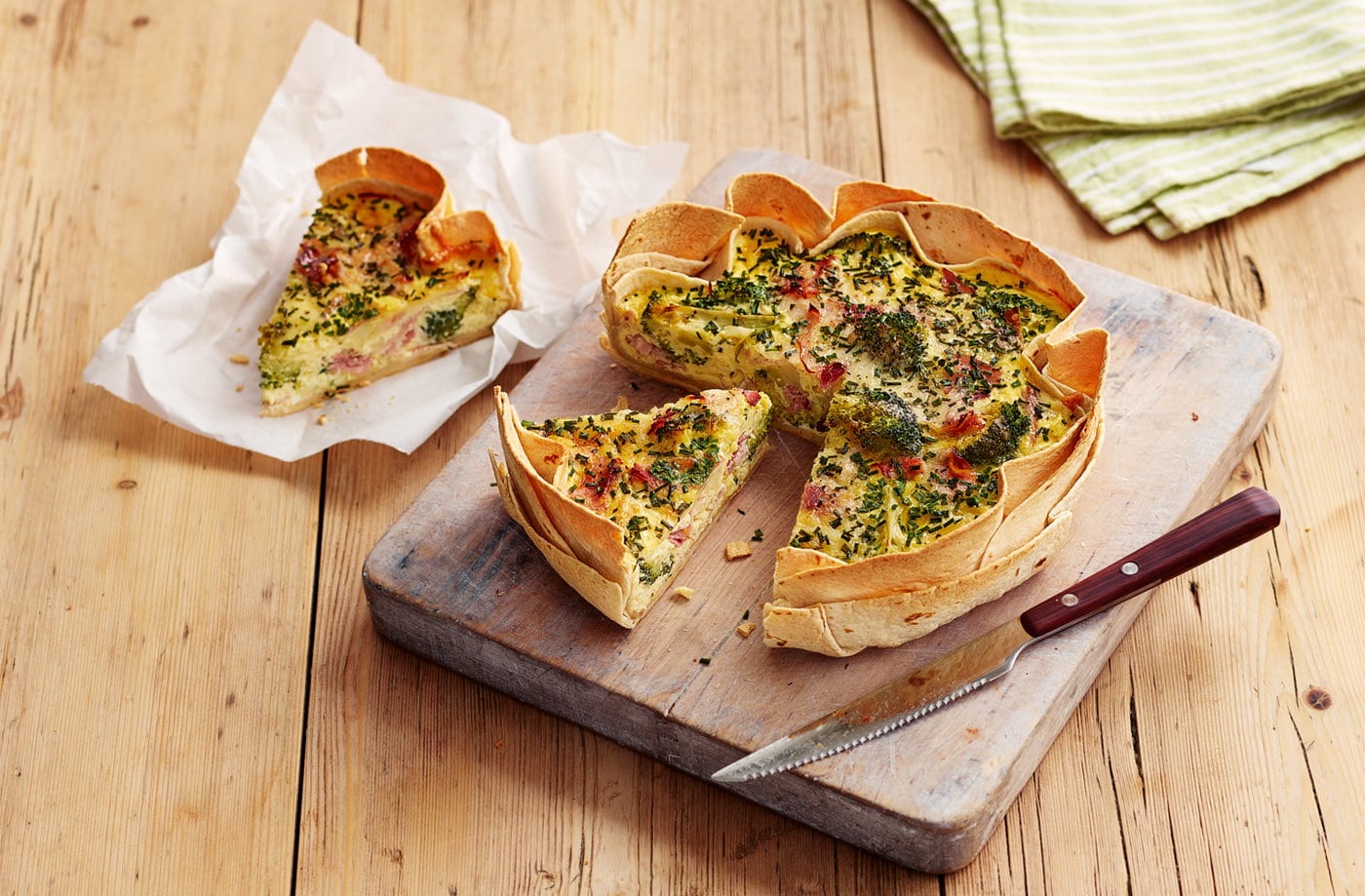 Elena's 'cheeky tortilla' quiche