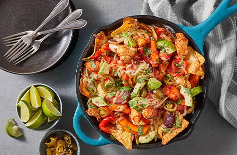 Image of "Loaded veggie chilli nachos"