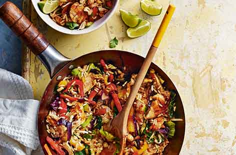 Image of "Chicken, ginger and lemongrass fried rice "