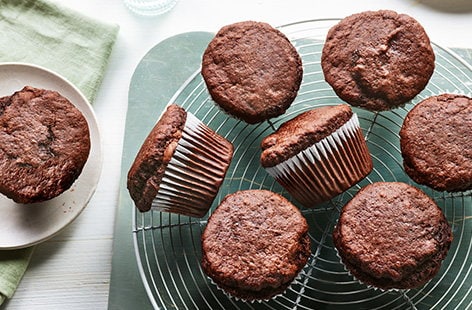 Image of "Blueberry bircher muffins"