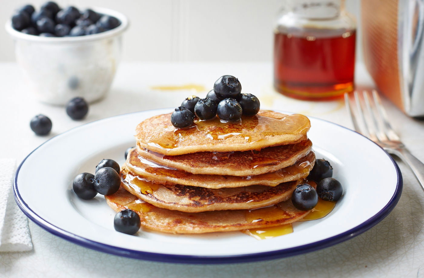 Vegan banana pancakes