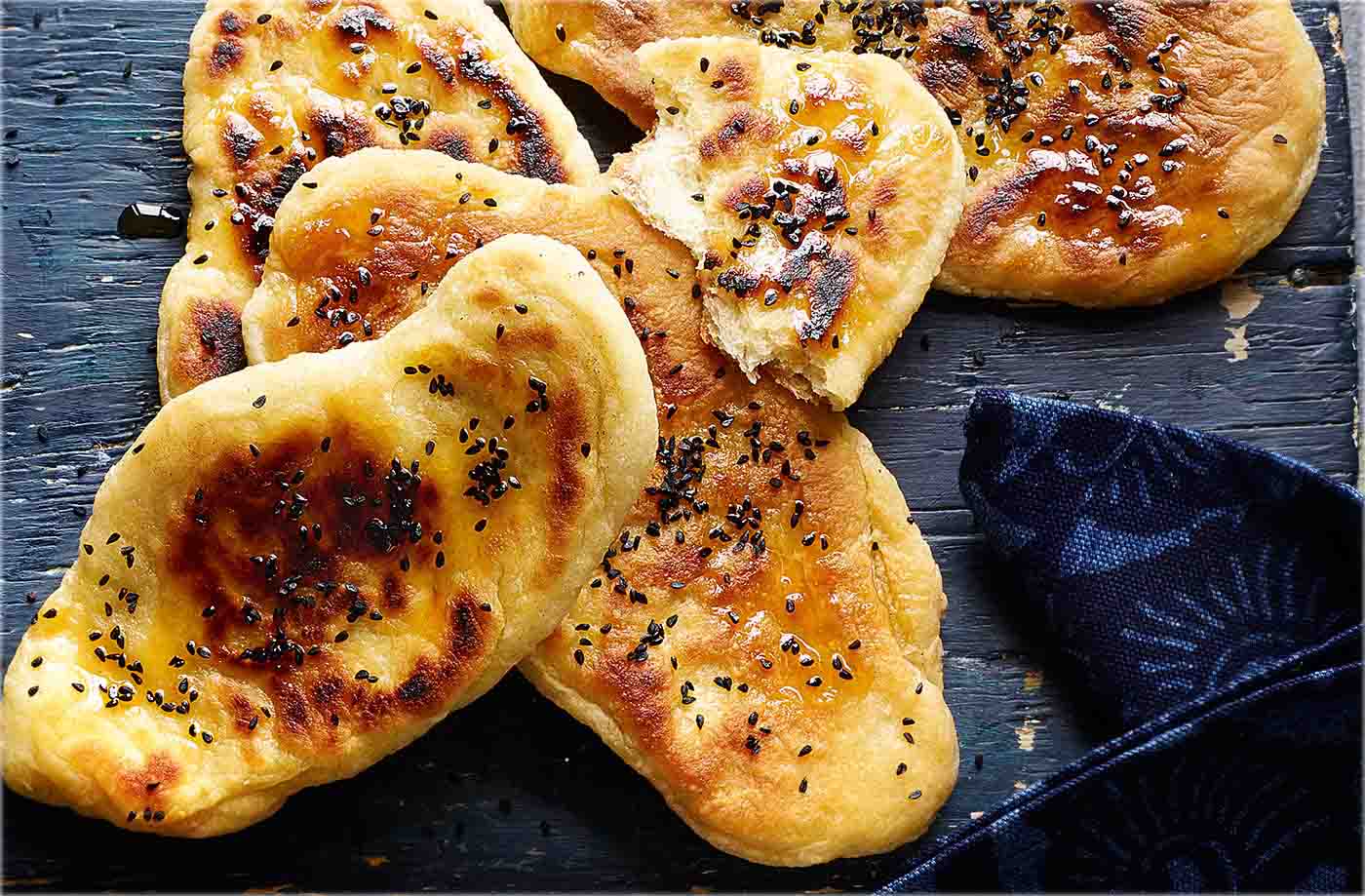 Nigella seed naans