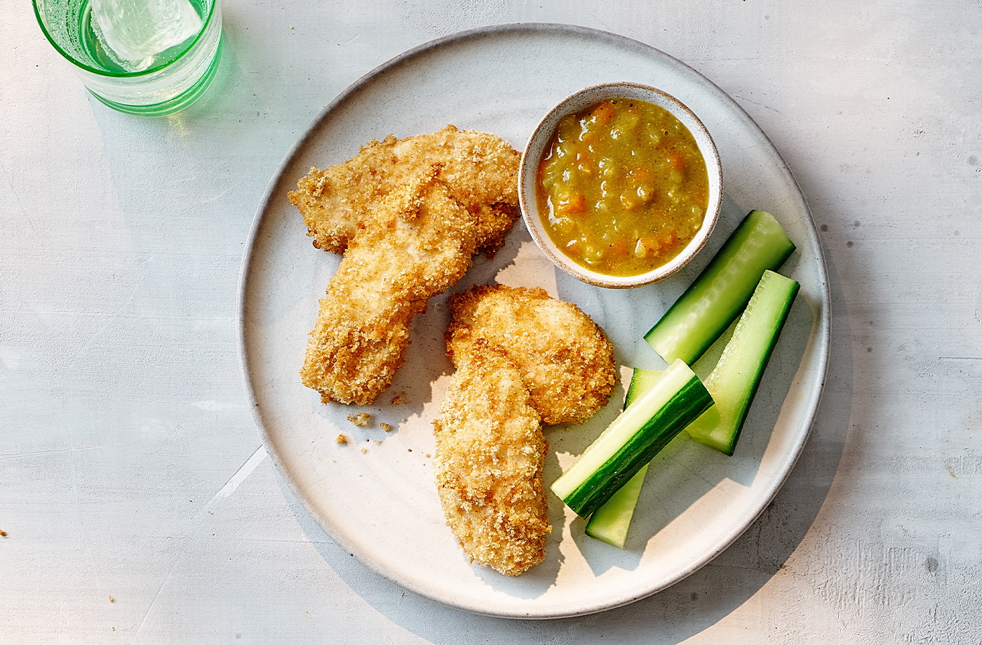 Chicken katsu dippers