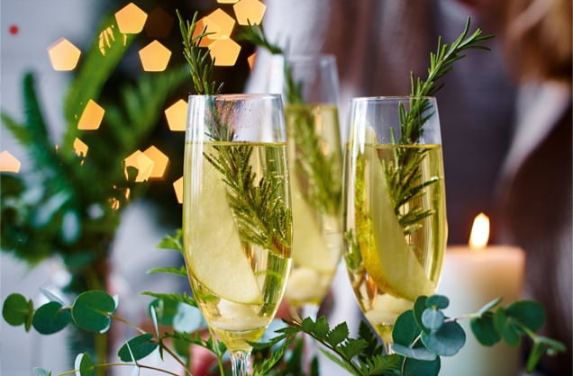 Pear and sherry sparkle