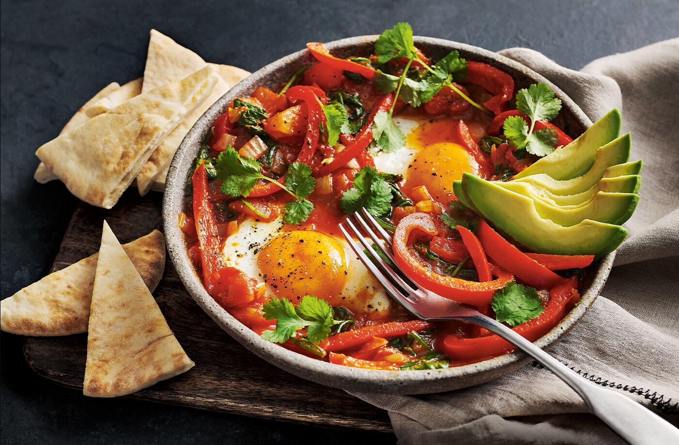Microwave shakshuka