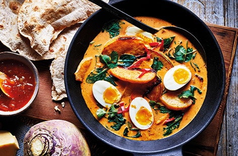 Image of "Swede and coconut curry"