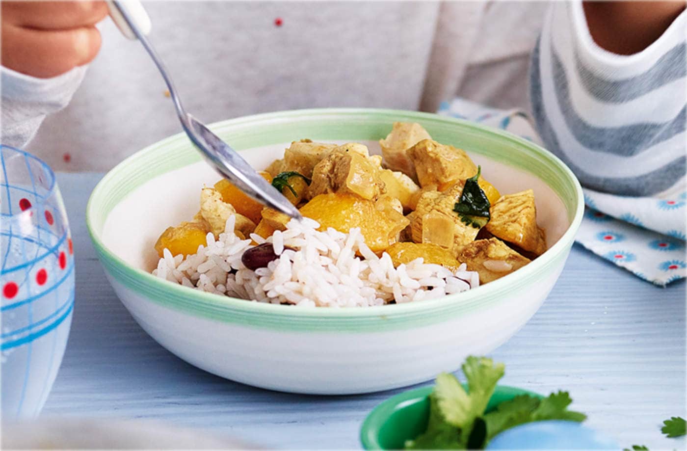 Caribbean turkey curry 
