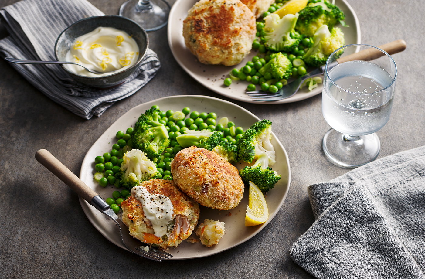 Colcannon kippers fishcakes