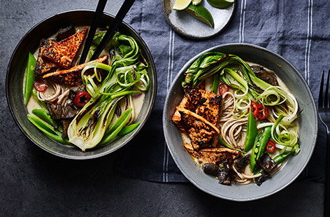 Image of "Barbecue tofu ramen"