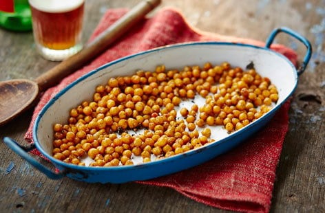 Image of "Nut-free roasted salt and pepper chickpeas"