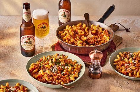 Image of "Spicy sausage ragu with spirali"