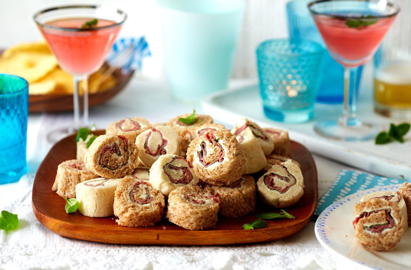 Pinwheel sandwich rolls