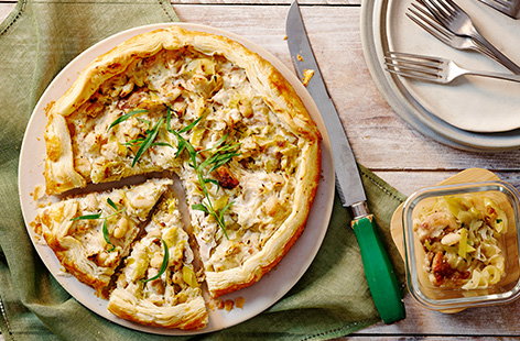 Image of "Chicken and ricotta galette"