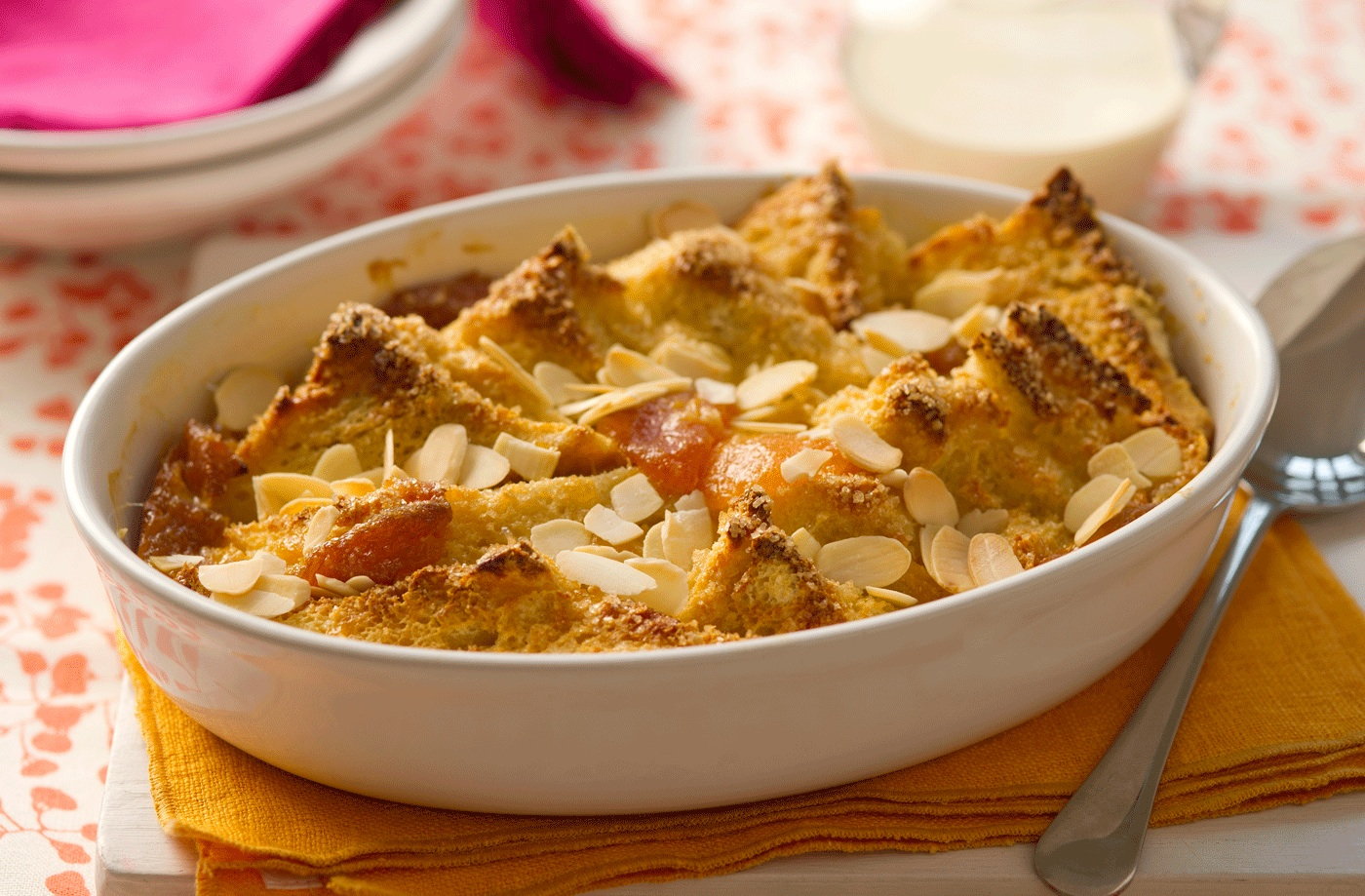 Gluten-free bread and butter pudding