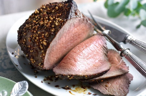 Image of "Spice encrusted roast beef"