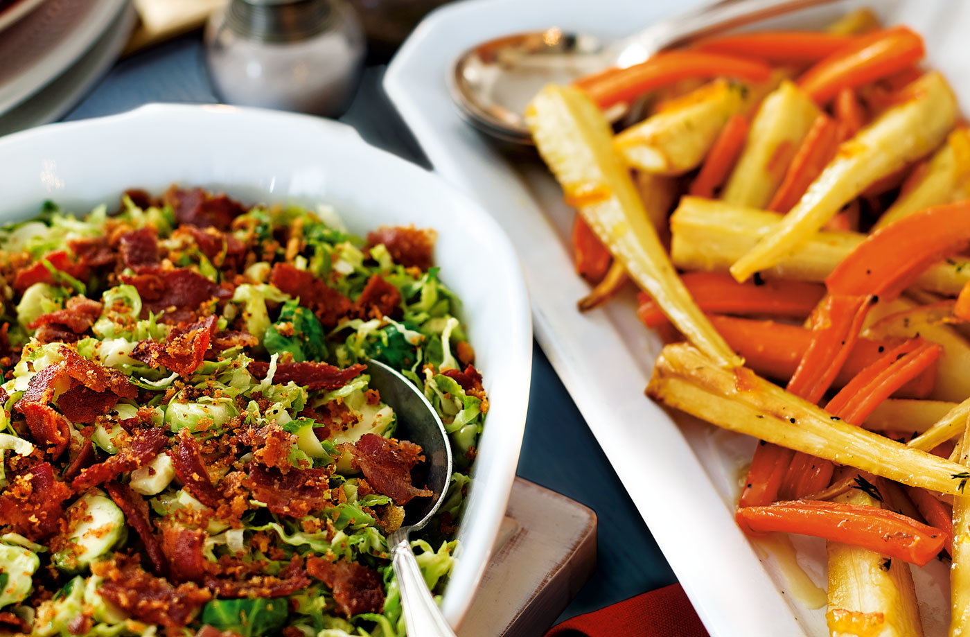 Marmalade roasted carrots and parsnips