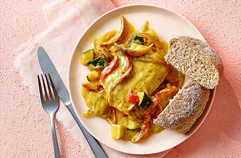 Image of "Quick fish ‘n’ veggie curry"