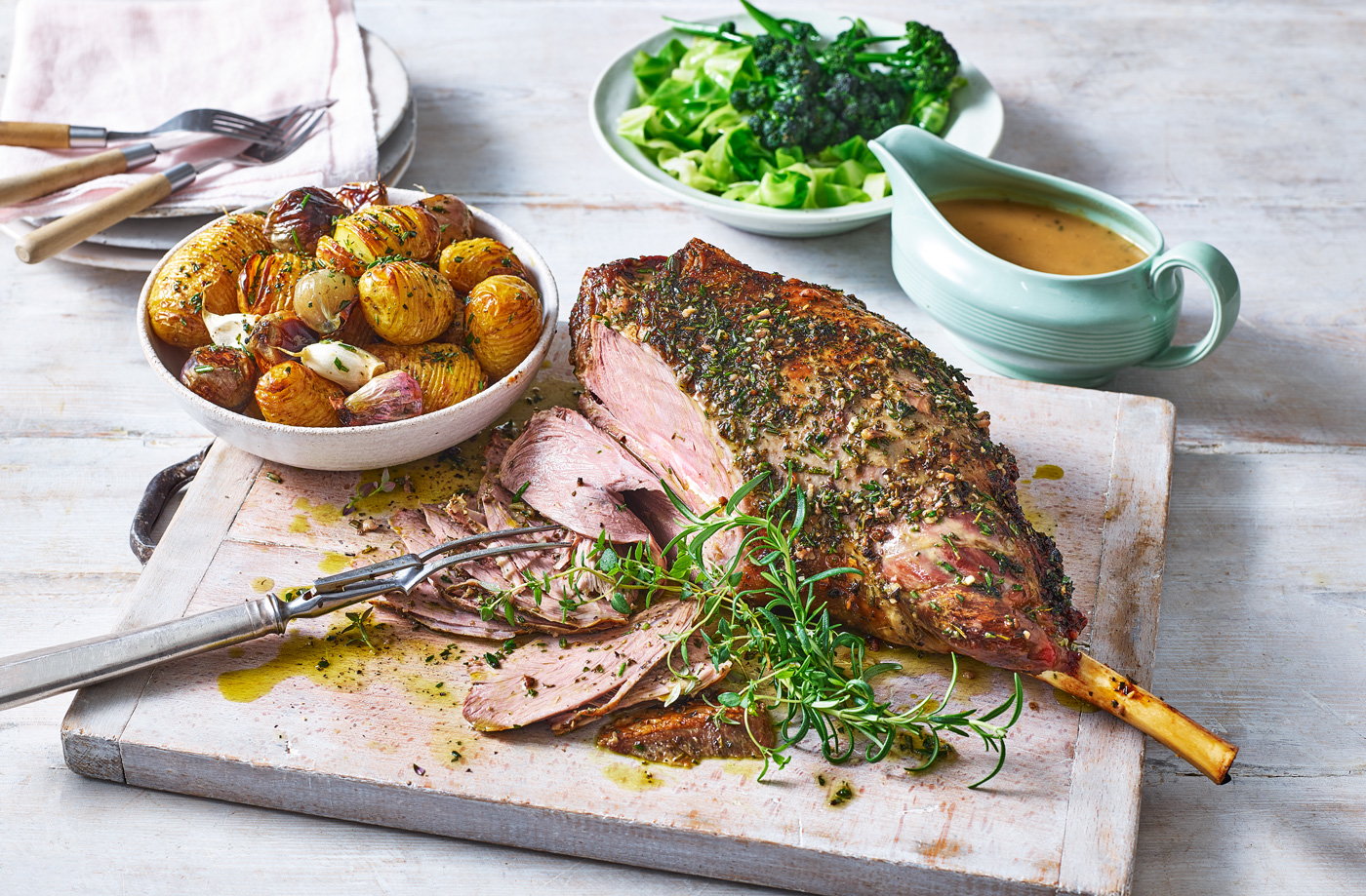 Nan's 'long-distance' roast lamb
