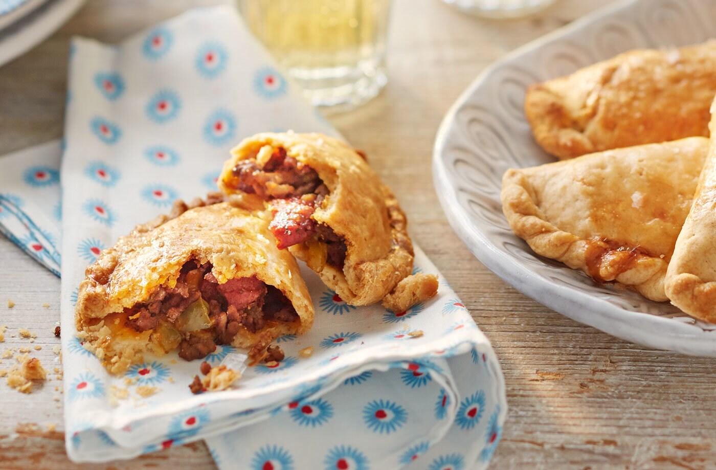 Beef and chorizo empanadas