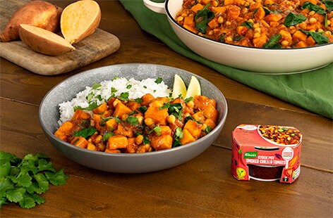 Image of "Tim's 'in-a-hurry' sweet potato curry"