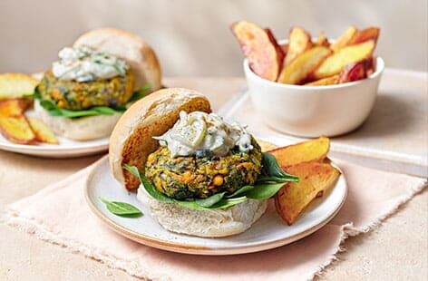Image of "Pakora burgers"